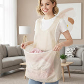 Laundry Bag Apron With Pocket Durable Fabric Storage Organizer Apron