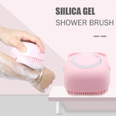 3 In 1 Silicone Bath & Skincare Bundle – Shower Brush, Back Scrubber & Face Cleansing Brush Set